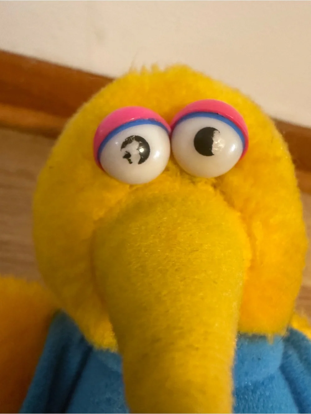 Vintage 1981 Sesame Street Big Bird 9” Knickerbocker Plush Toy